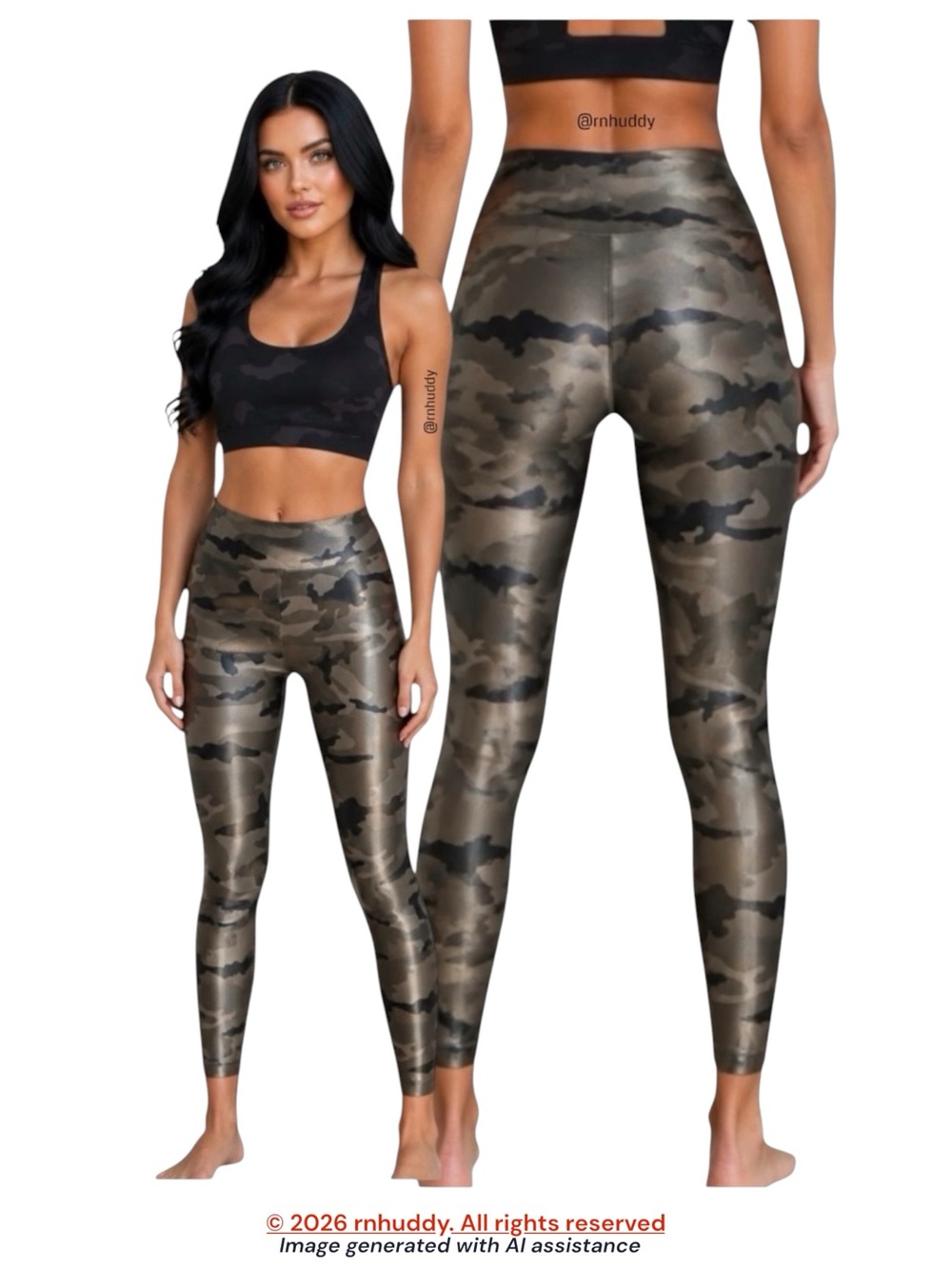 Koral S camo Lustrous Infinity High Rise Legging